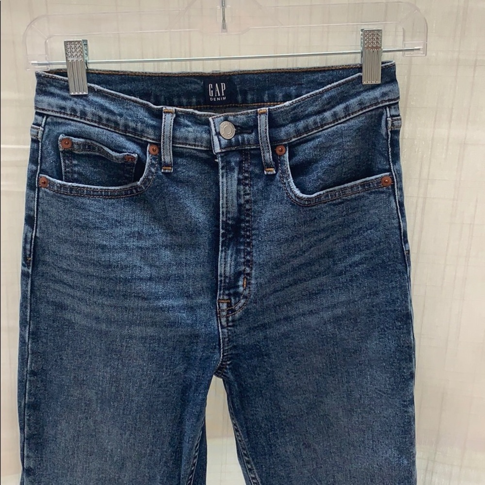 gap cigarette jeans size 27